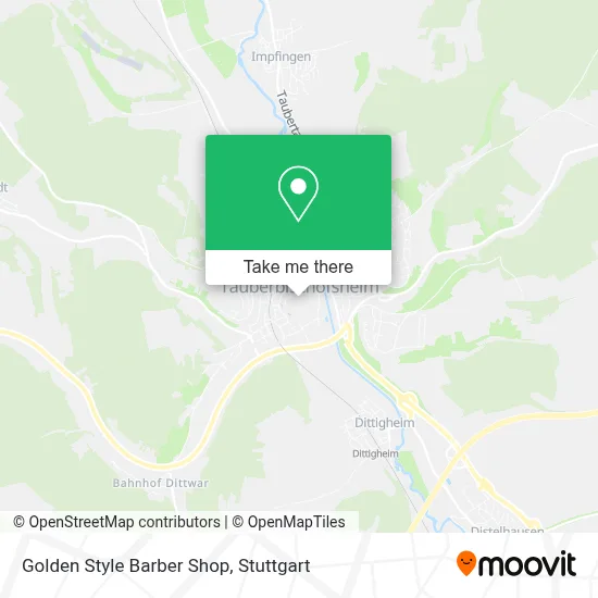Golden Style Barber Shop map