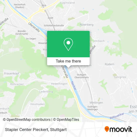 Stapler Center Pieckert map