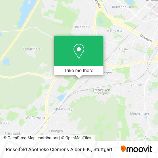 Rieselfeld Apotheke Clemens Alber E.K. map