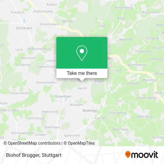 Biohof Brugger map