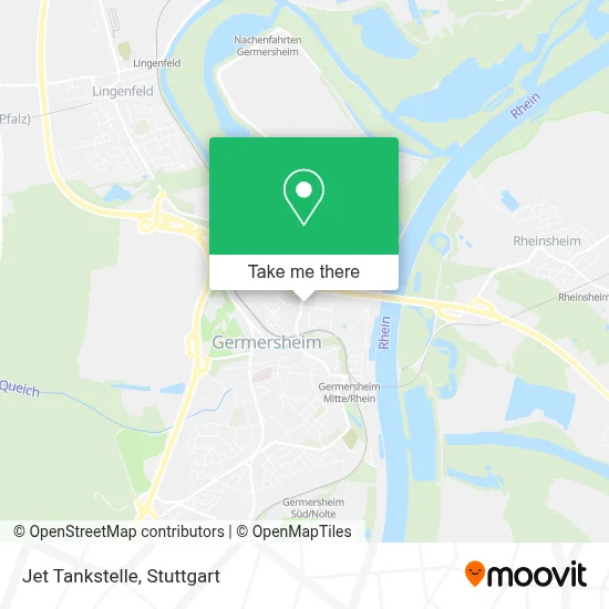 Jet Tankstelle map