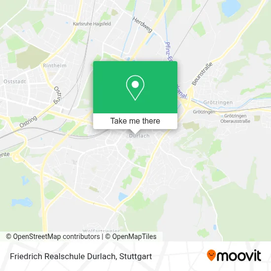 Friedrich Realschule Durlach map