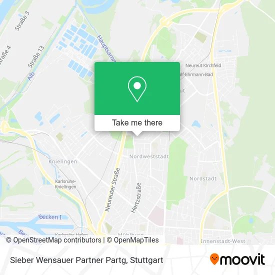 Sieber Wensauer Partner Partg map