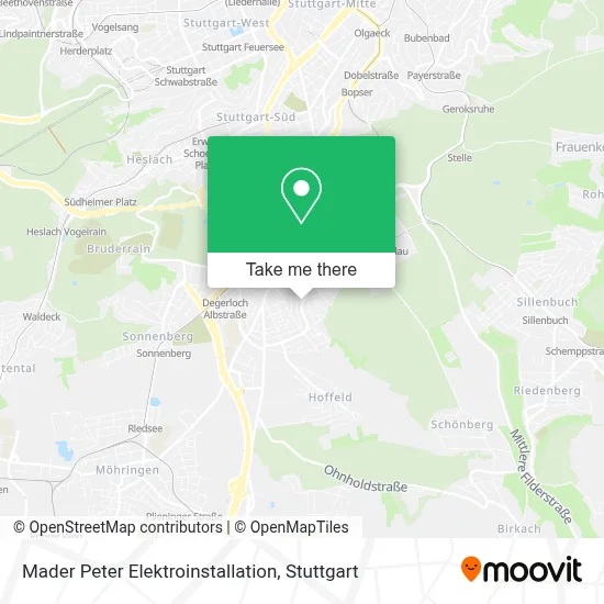 Mader Peter Elektroinstallation map
