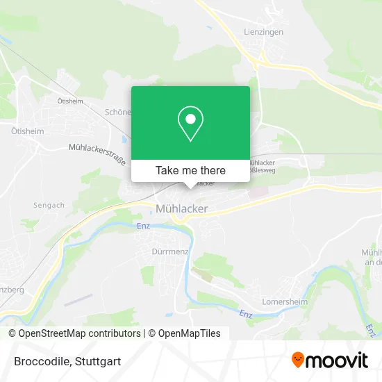 Broccodile map
