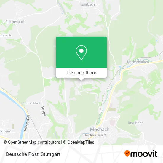 Deutsche Post map