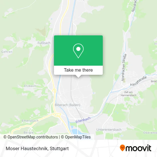 Moser Haustechnik map