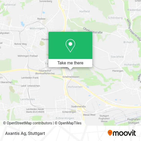 Axantis Ag map