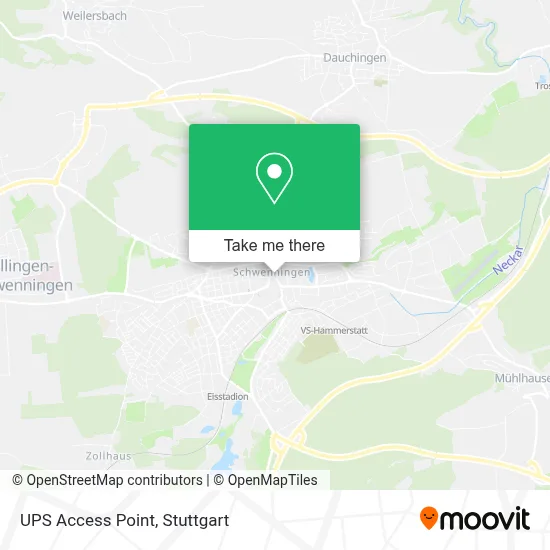 Ups Access Point map