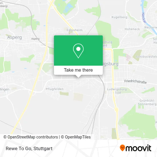 Rewe To Go map
