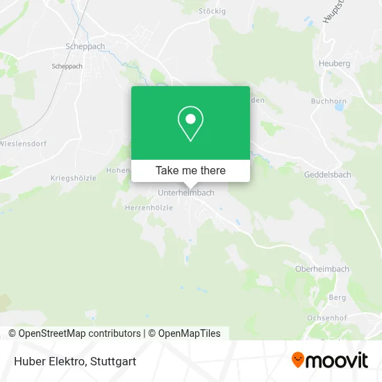 Huber Elektro map