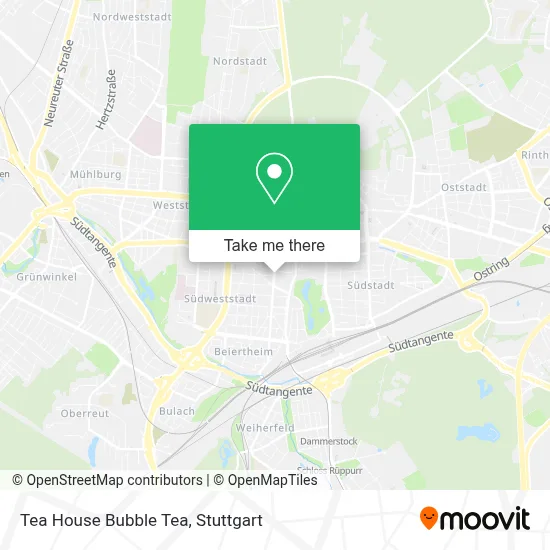 Tea House Bubble Tea map