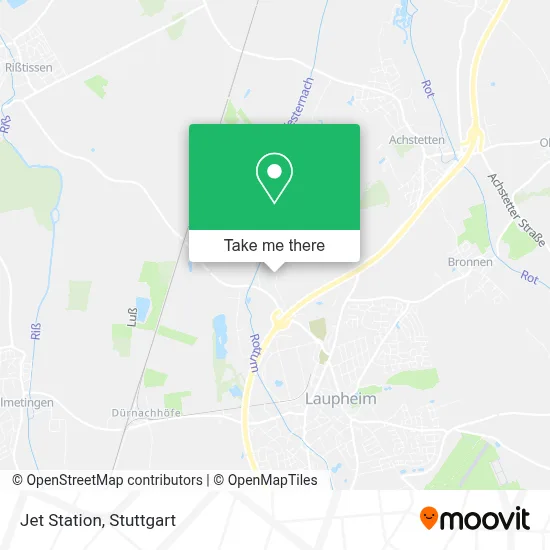 Jet Station map