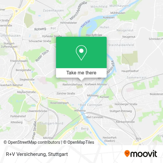 R+V Versicherung map