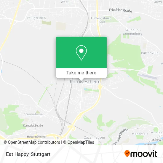 Eat Happy map