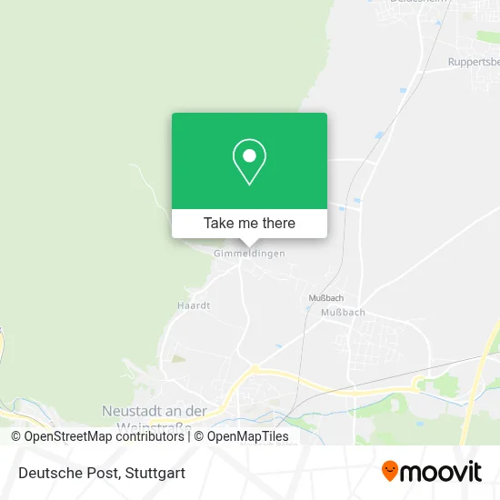 Deutsche Post map