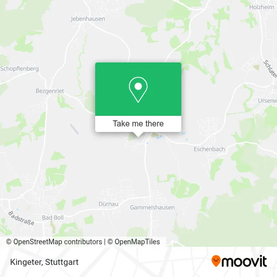 Kingeter map