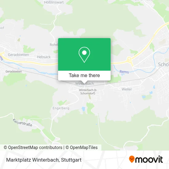 Marktplatz Winterbach map