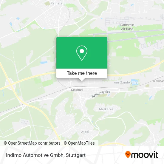 Indimo Automotive Gmbh map