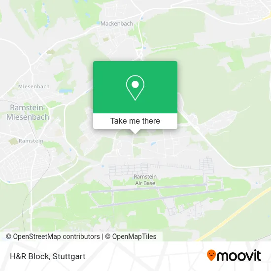 H&R Block map