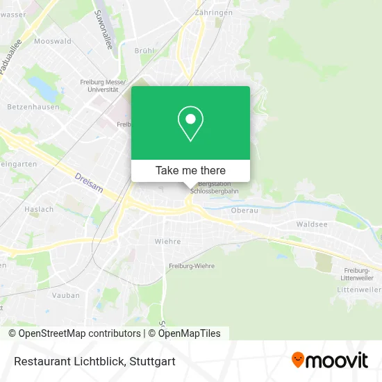 Restaurant Lichtblick map