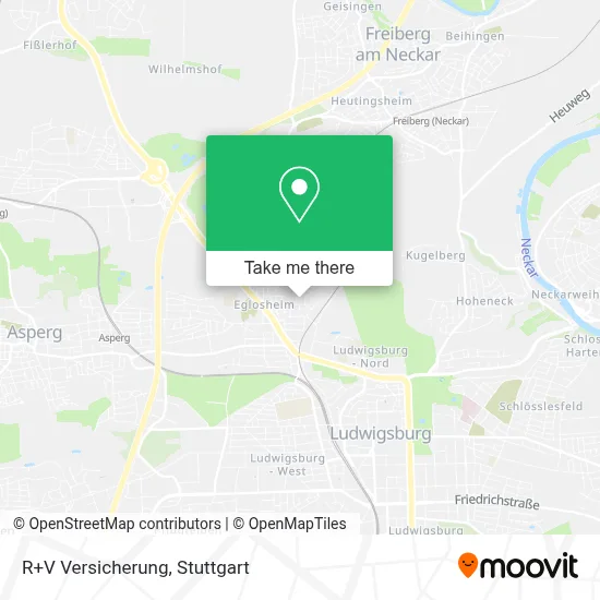 R+V Versicherung map