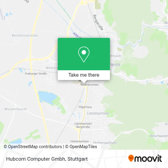 Hubcom Computer Gmbh map