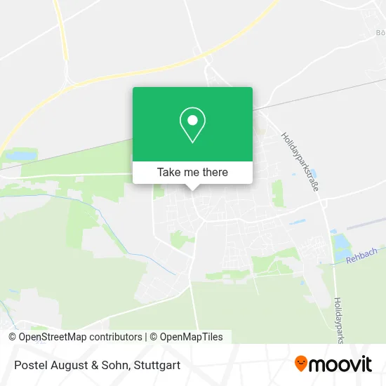 Postel August & Sohn map