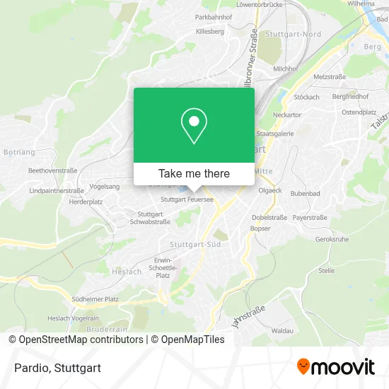 Pardio map
