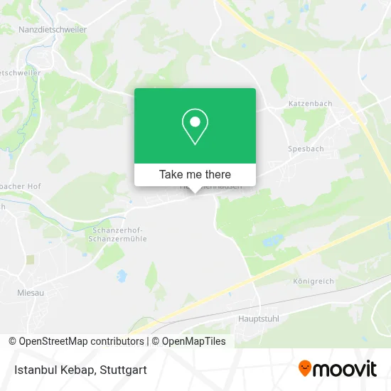 Istanbul Kebap map