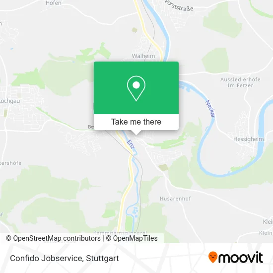Confido Jobservice map