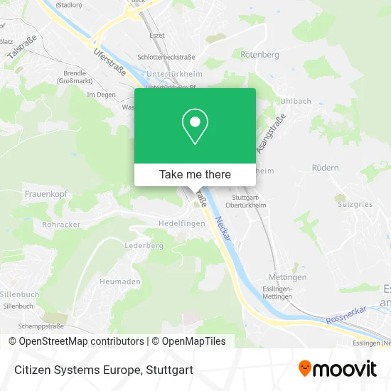 Citizen Systems Europe map