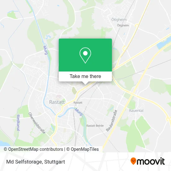 Md Selfstorage map