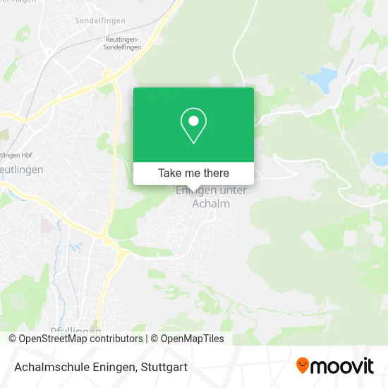 Achalmschule Eningen map