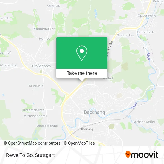 Rewe To Go map