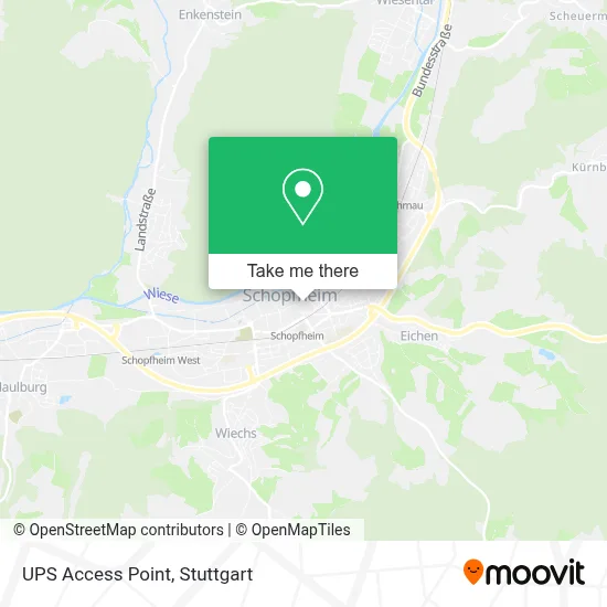 Ups Access Point map