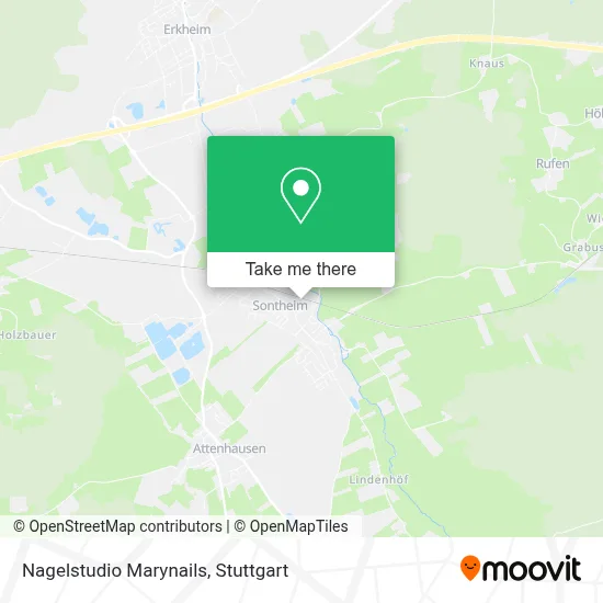 Nagelstudio Marynails map