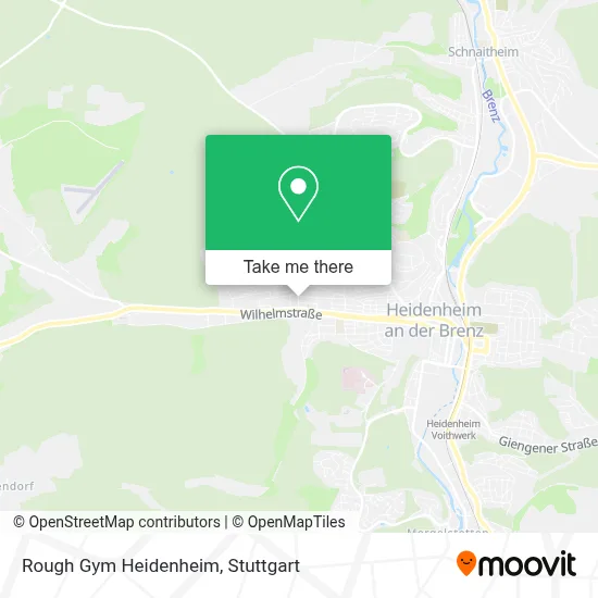 Rough Gym Heidenheim map