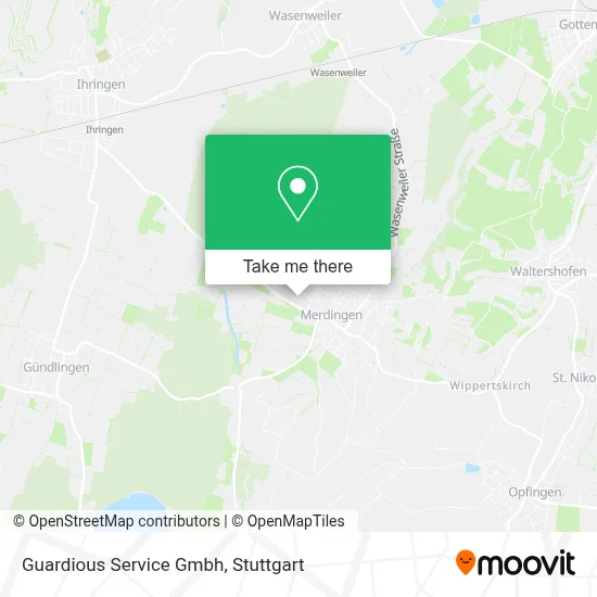 Guardious Service Gmbh map