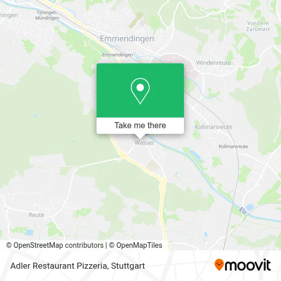 Ristorante Pizzeria Adler map