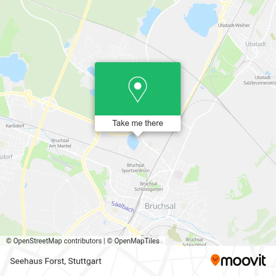 Seehaus Forst map