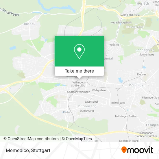 Memedico map