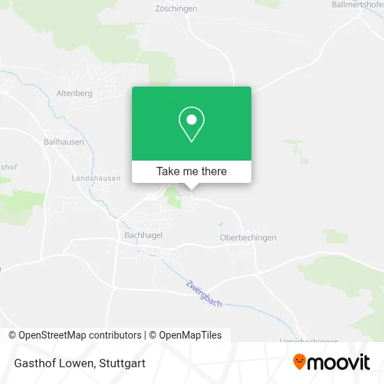 Gasthof Lowen map