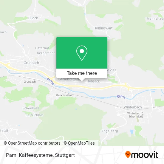 Pami Kaffeesysteme map