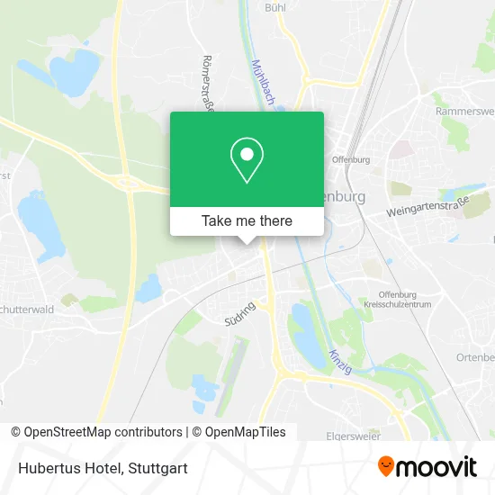 Hotel Hubertus map
