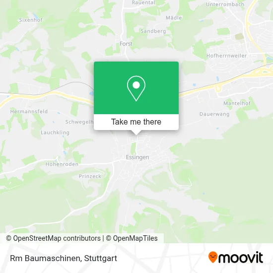 Rm Baumaschinen map