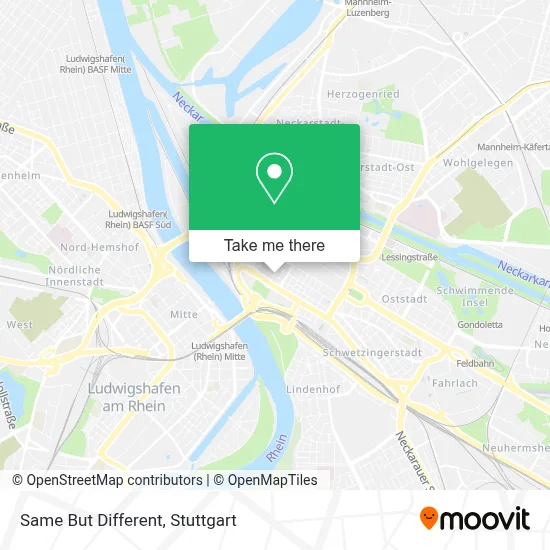 Same But Different map
