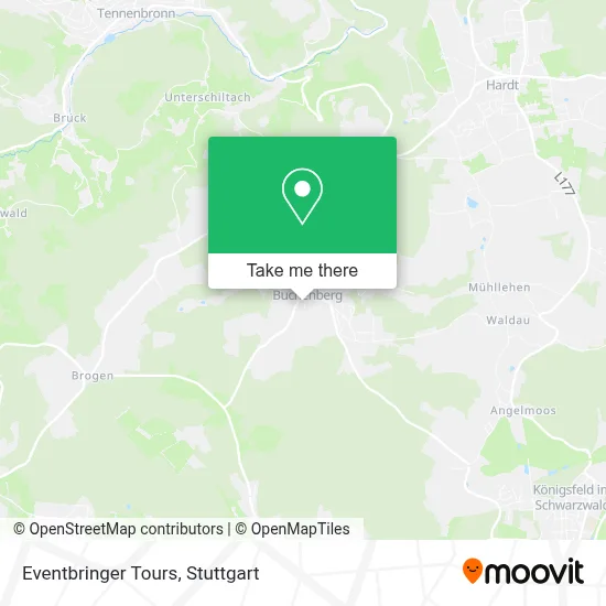 Eventbringer Tours map