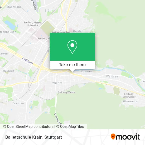 Ballettschule Krain map