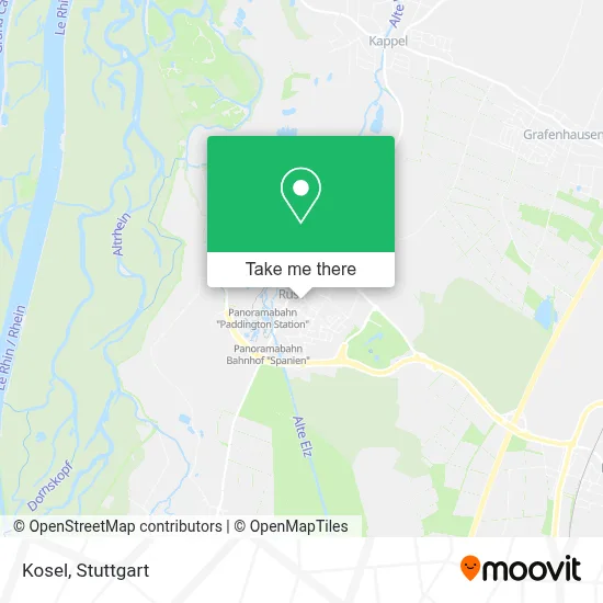 Kosel map